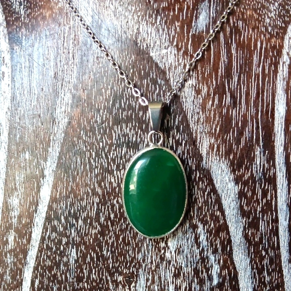 Vesuvianite Pendant .925